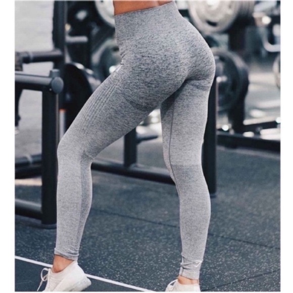 Gymshark Pants - Gymshark Leggings Gray Seamless Leggings size XS